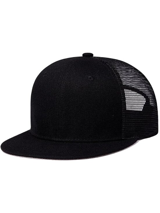 Other - Unisex Black Snapback Hat Hip Hop Style Colorful Adjustable Baseball Cap